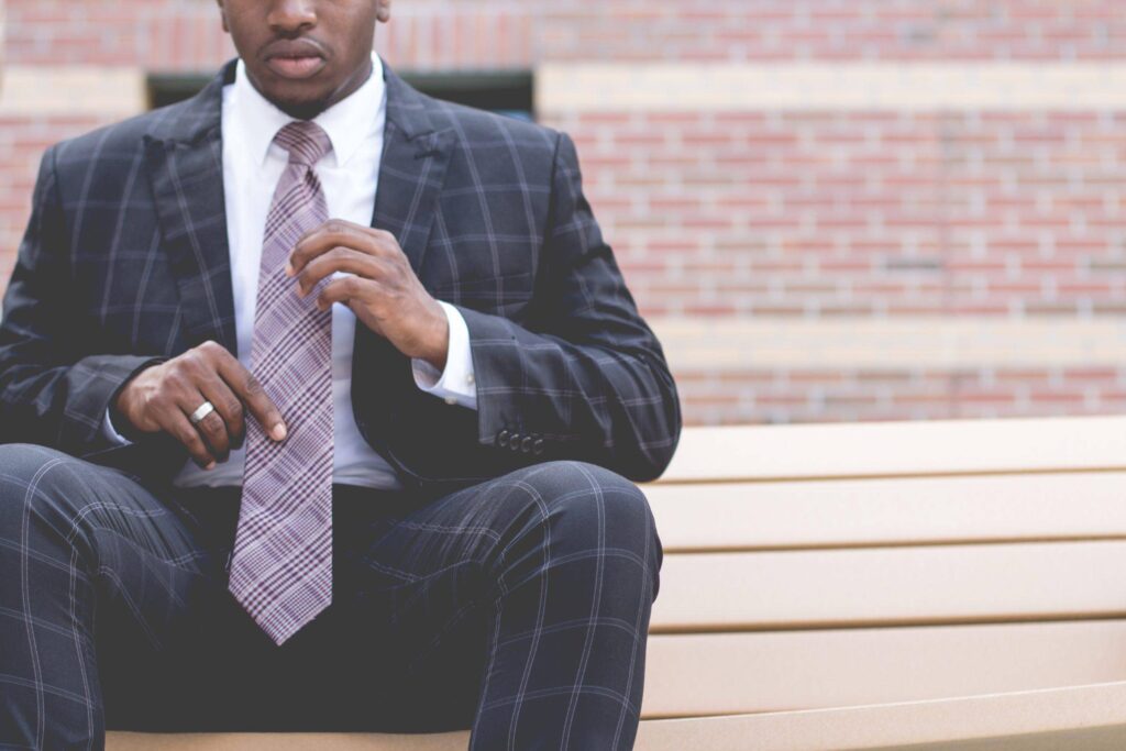 man dressed professional before going into his first day of work gecko hospitality